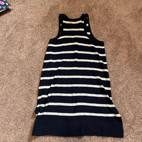 Vince Blue and White Striped Tank XS - Picture 2 of 3